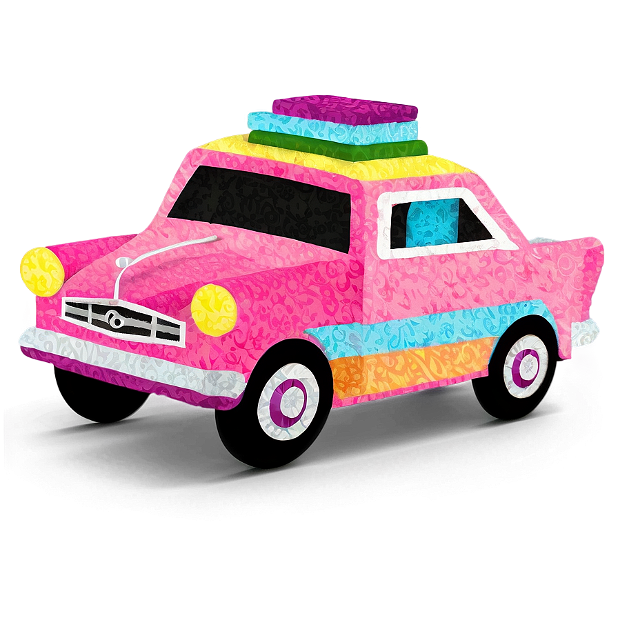 Vintage Car Pinata Png 65