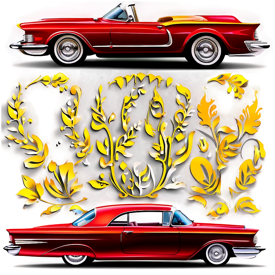 Vintage Car Vector Drawing PNG 36 PNG image with a transparent background, free high-resolution download