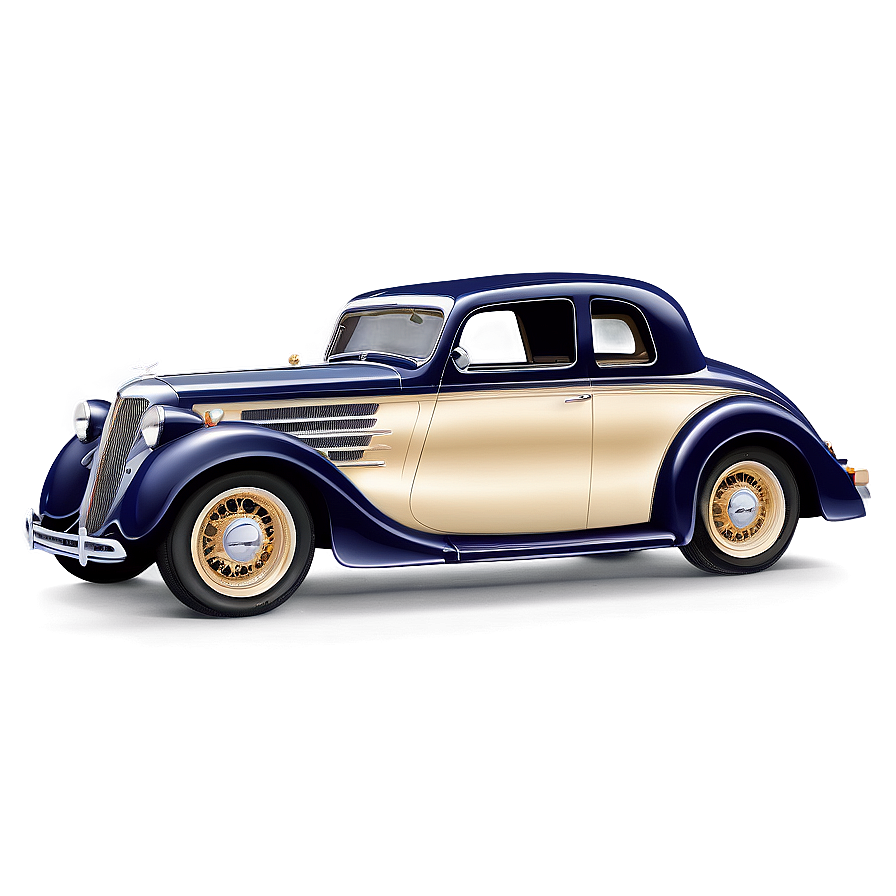 Vintage Car Vector Drawing PNG eqt74 PNG image with a transparent background, free high-resolution download