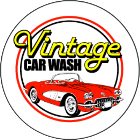 Vintage Car Wash Logo