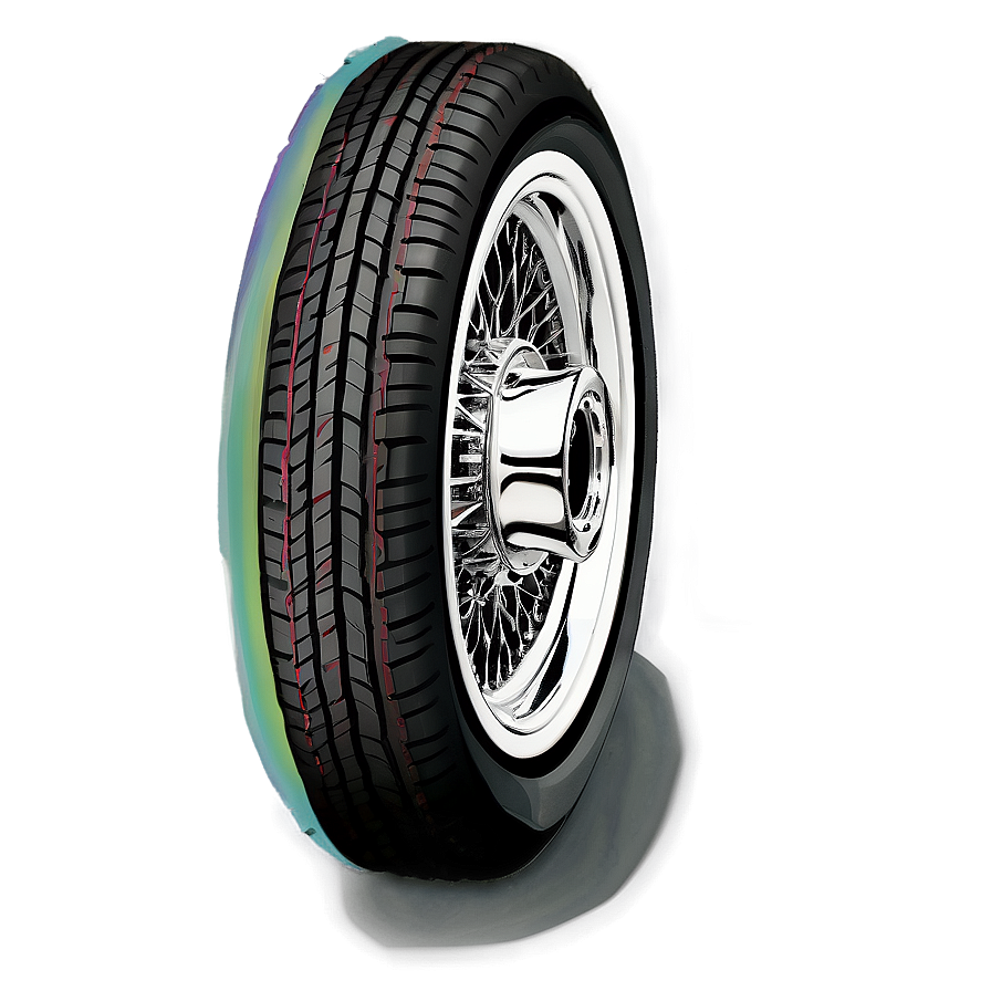 Vintage Car Wheel Png Opy43