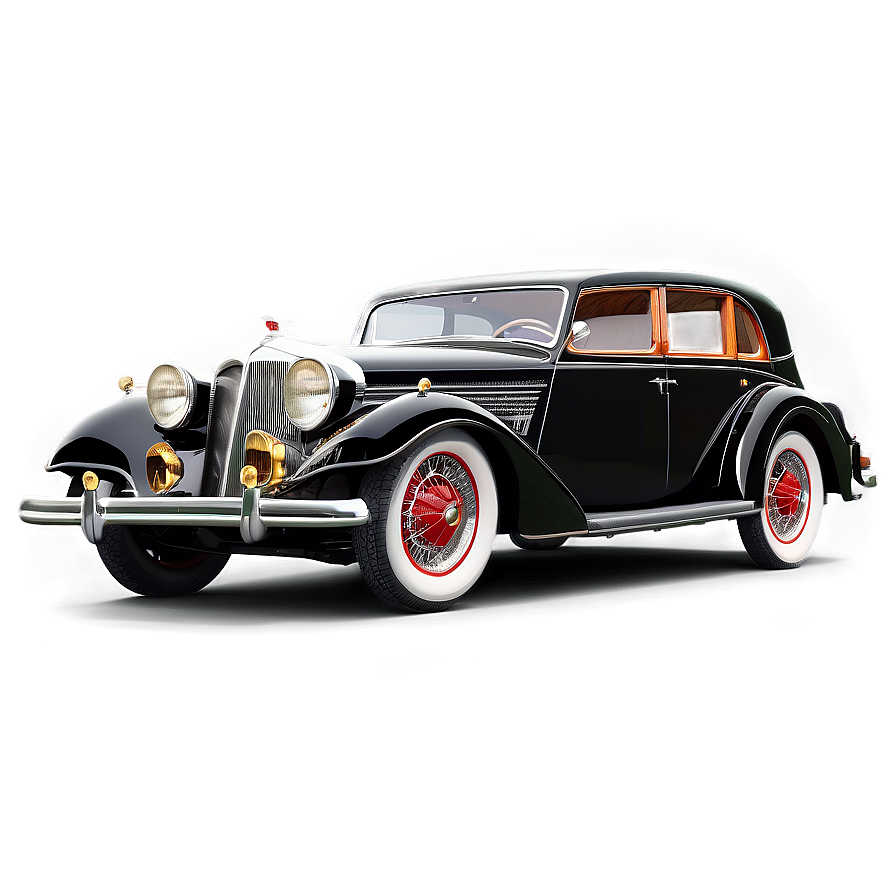 Vintage Car With Elegant Detailing Png 06252024