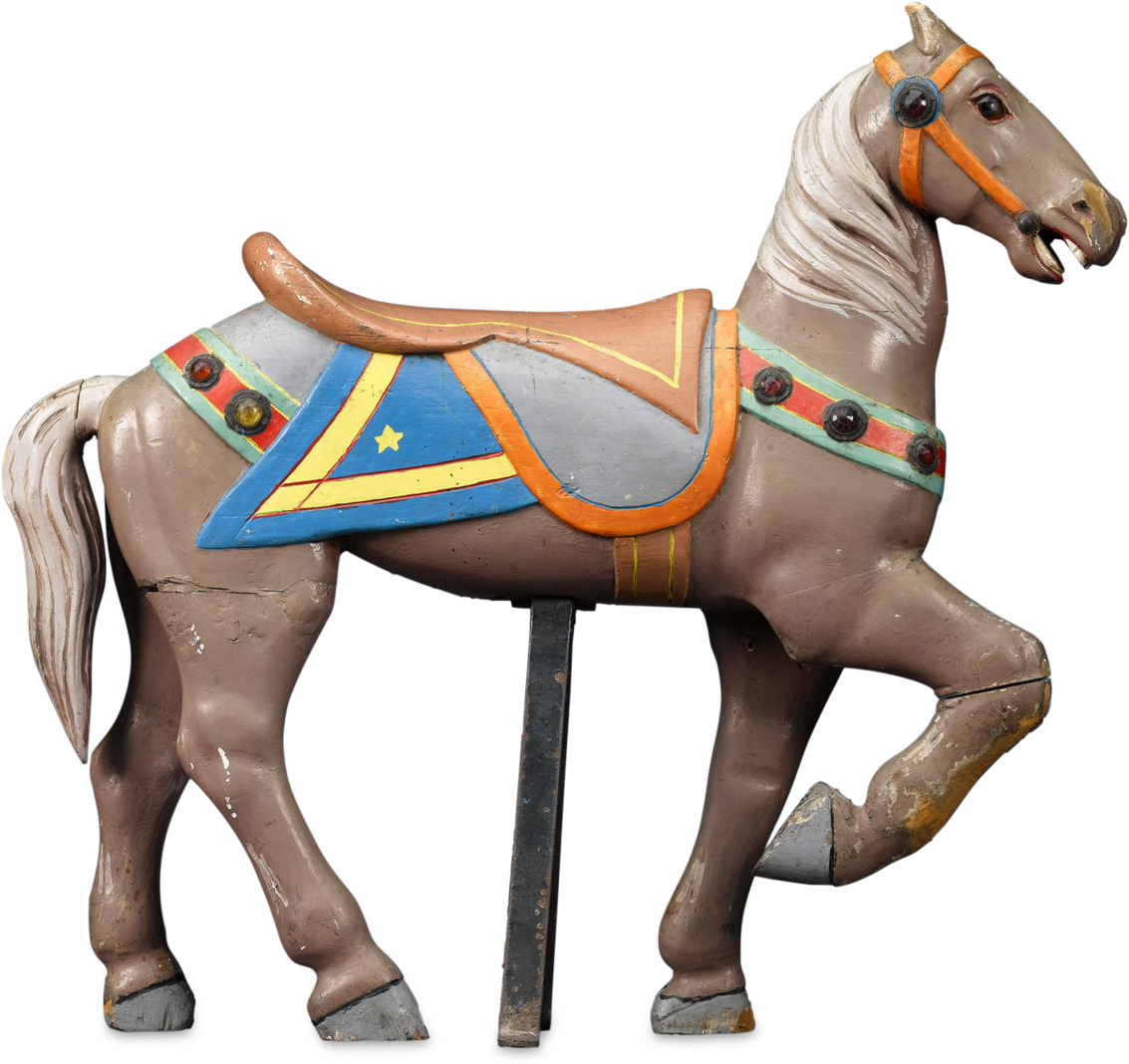 Vintage Carousel Horse Figurine.png