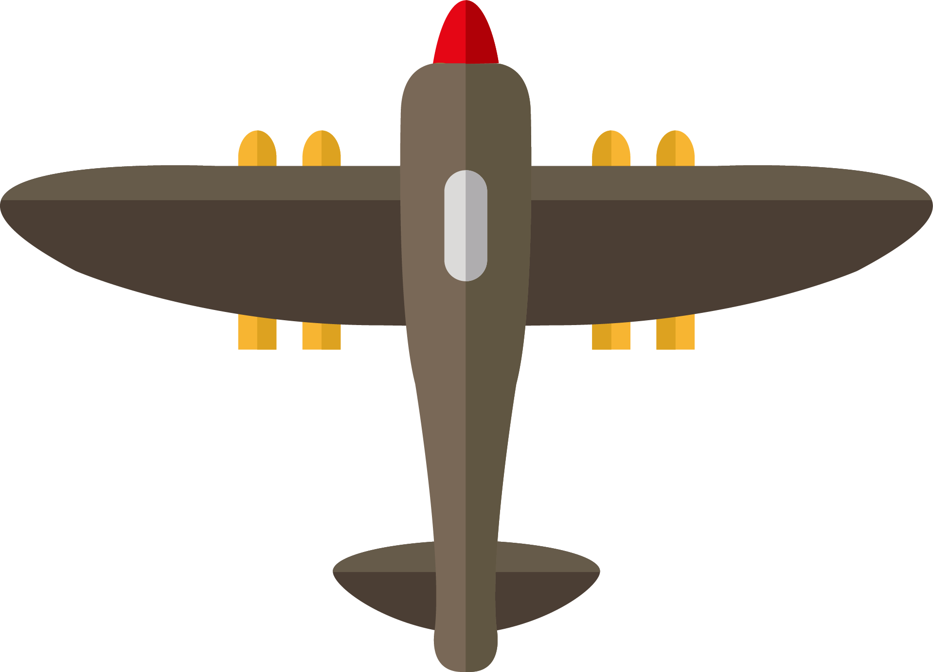 Transparent Avion Dibujo Png - Aviones De La Segunda Guerra Mundial Dibujos Animados, Png Download PNG with transparent background