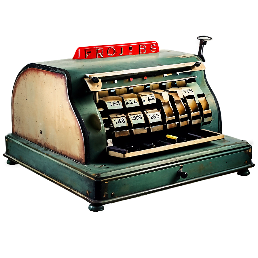 Vintage Cash Register Png Ufe