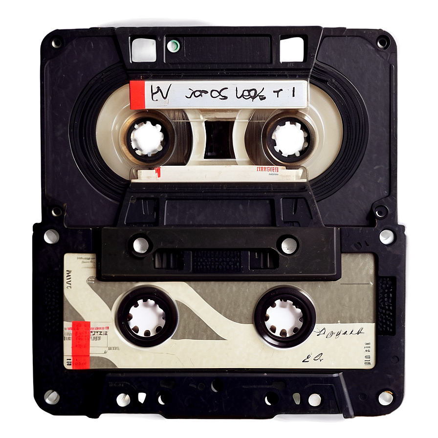Vintage Cassette Tape PNG cur52 PNG with transparent background