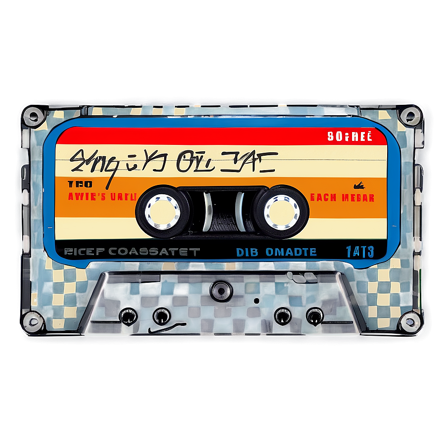 Vintage Cassette Tape PNG umk86 PNG image with a transparent background, free high-resolution download