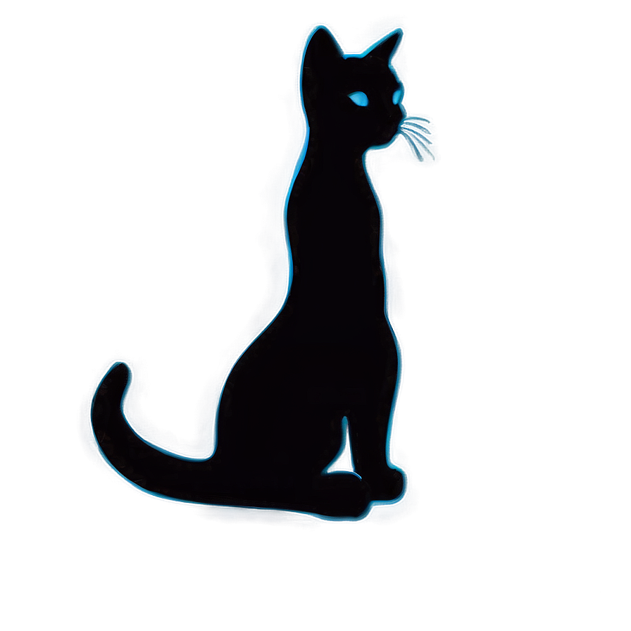 Vintage Cat Silhouette Png 06122024