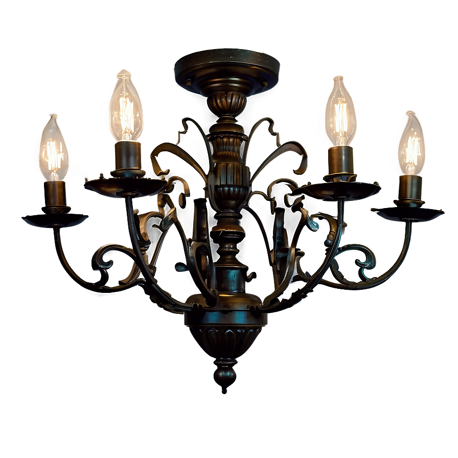 Vintage Ceiling Light Fixture PNG lnq PNG image with a transparent background, free high-resolution download