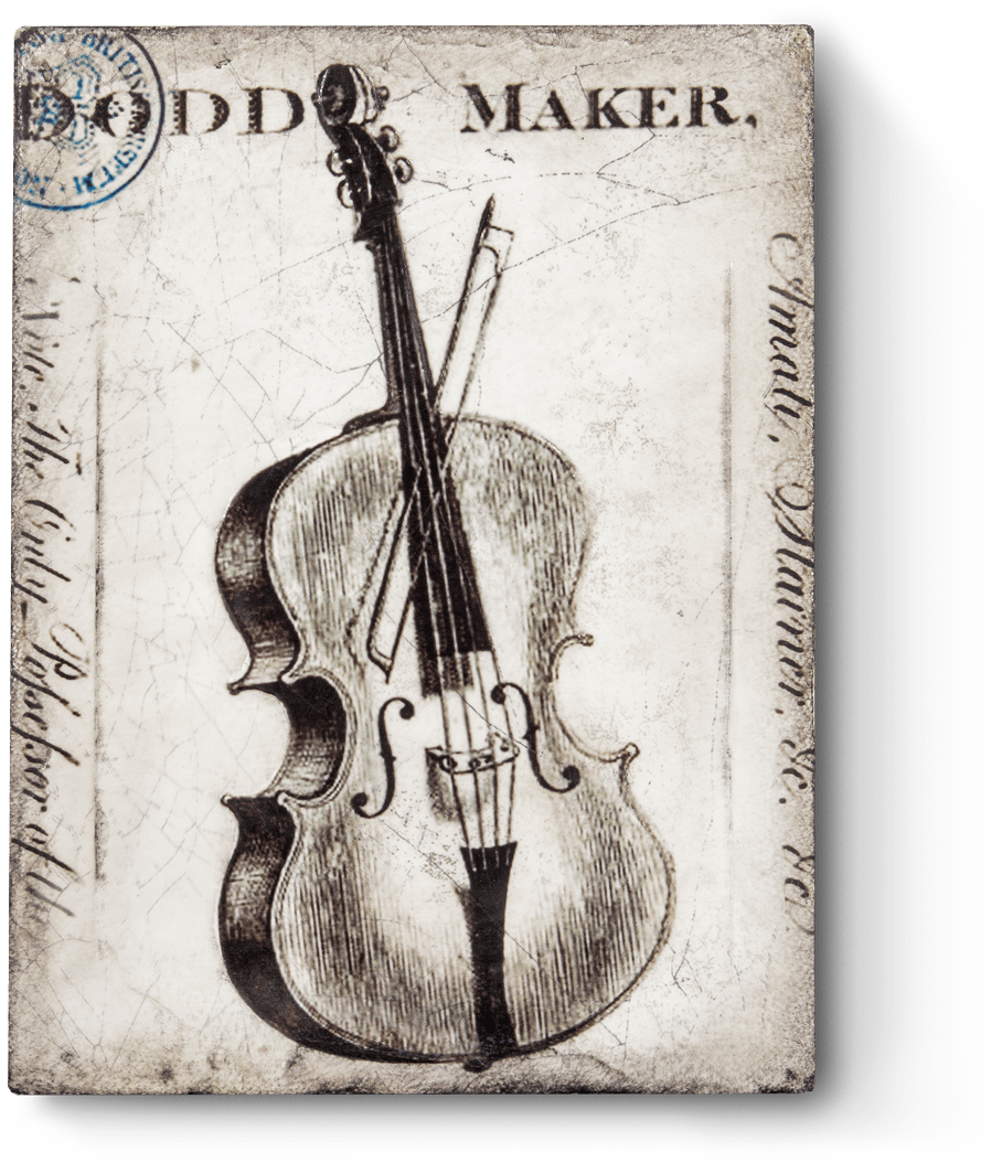 Vintage Cello Illustration