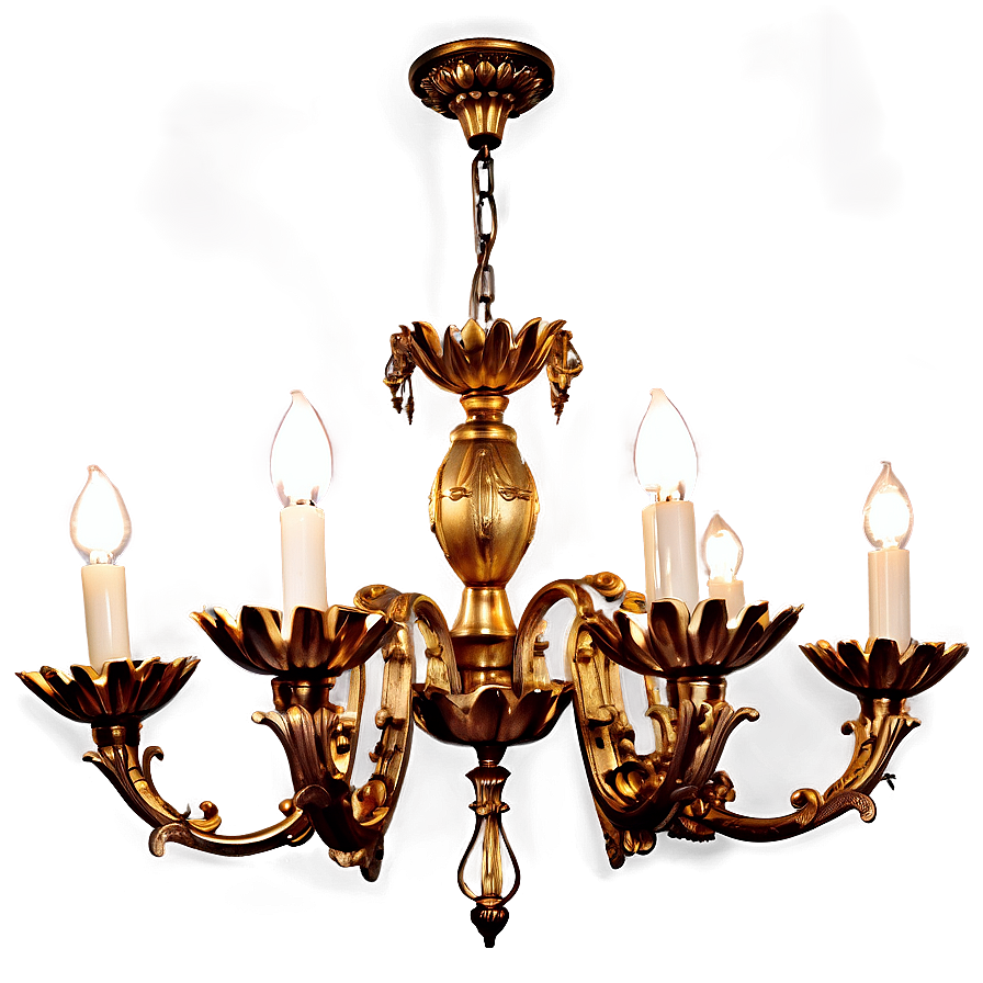 Vintage Chandelier Png 05252024