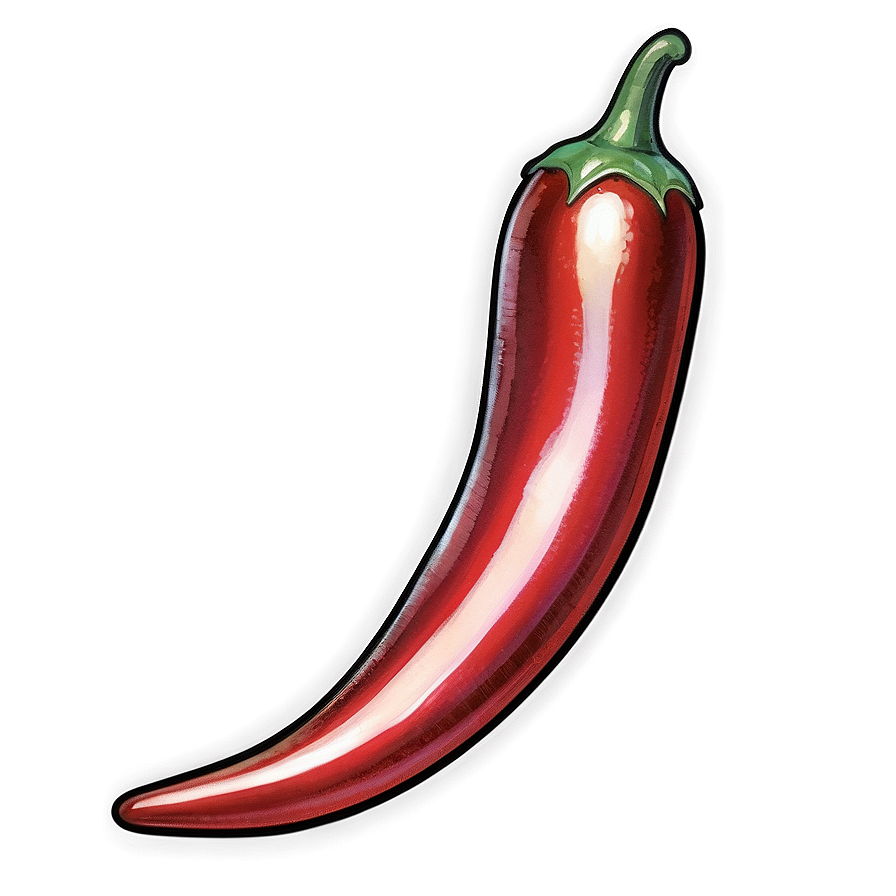 Vintage Chili Pepper Png 06122024