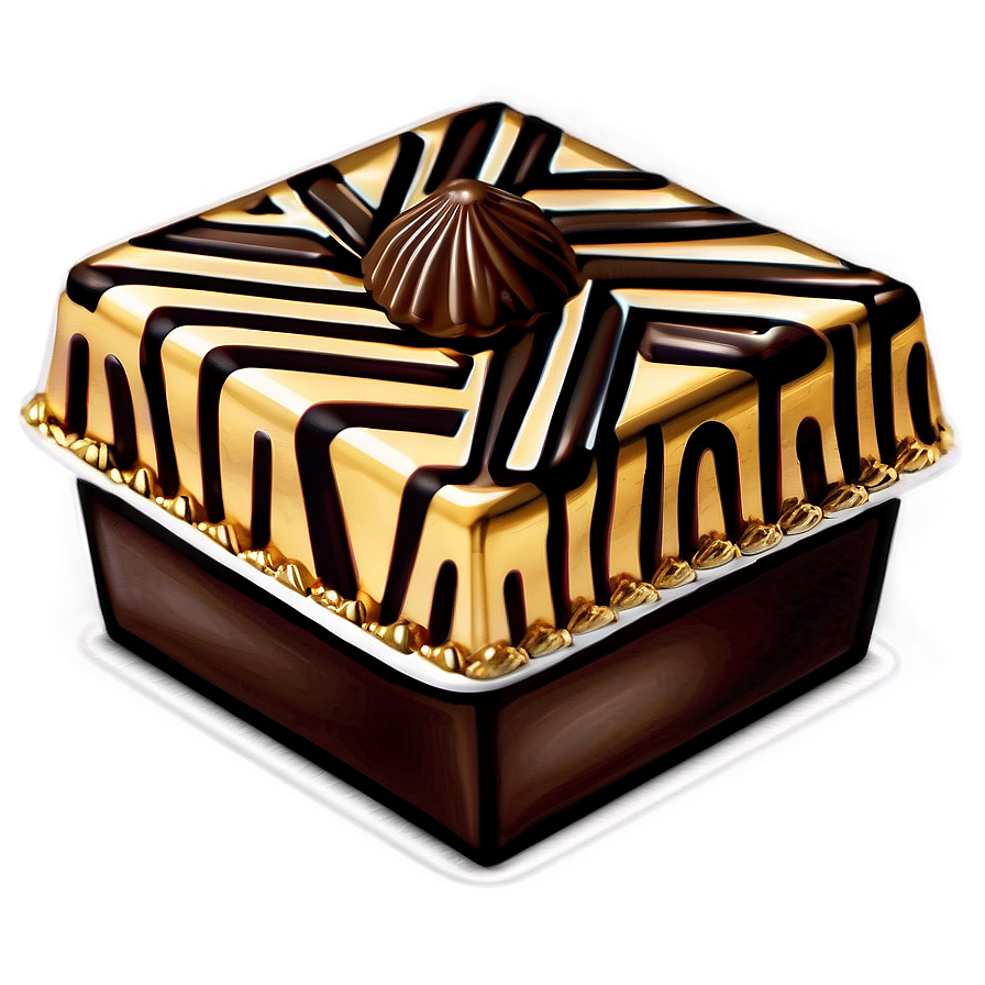Vintage Chocolate Box Design PNG 06212024 PNG image with a transparent background, free high-resolution download