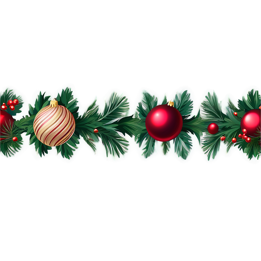 Vintage Christmas Border Png Lkh