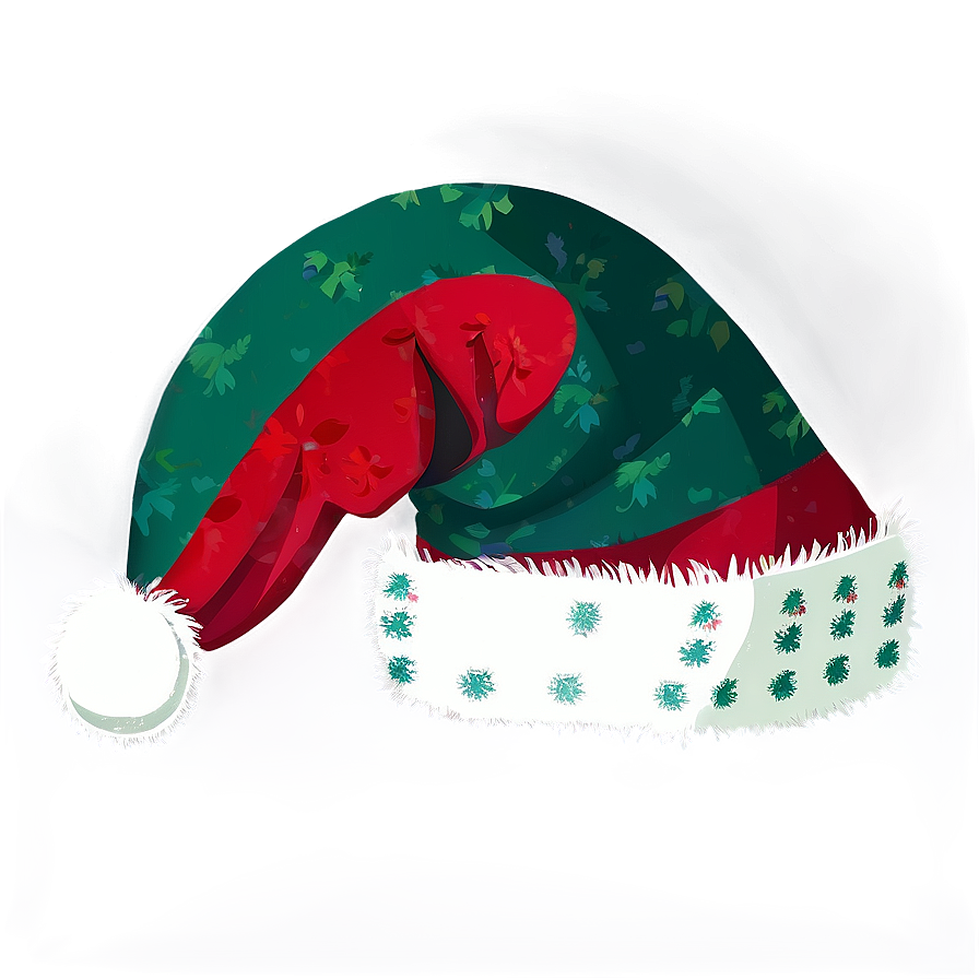 Vintage Christmas Hat PNG 04292024 PNG image with a transparent background, free high-resolution download