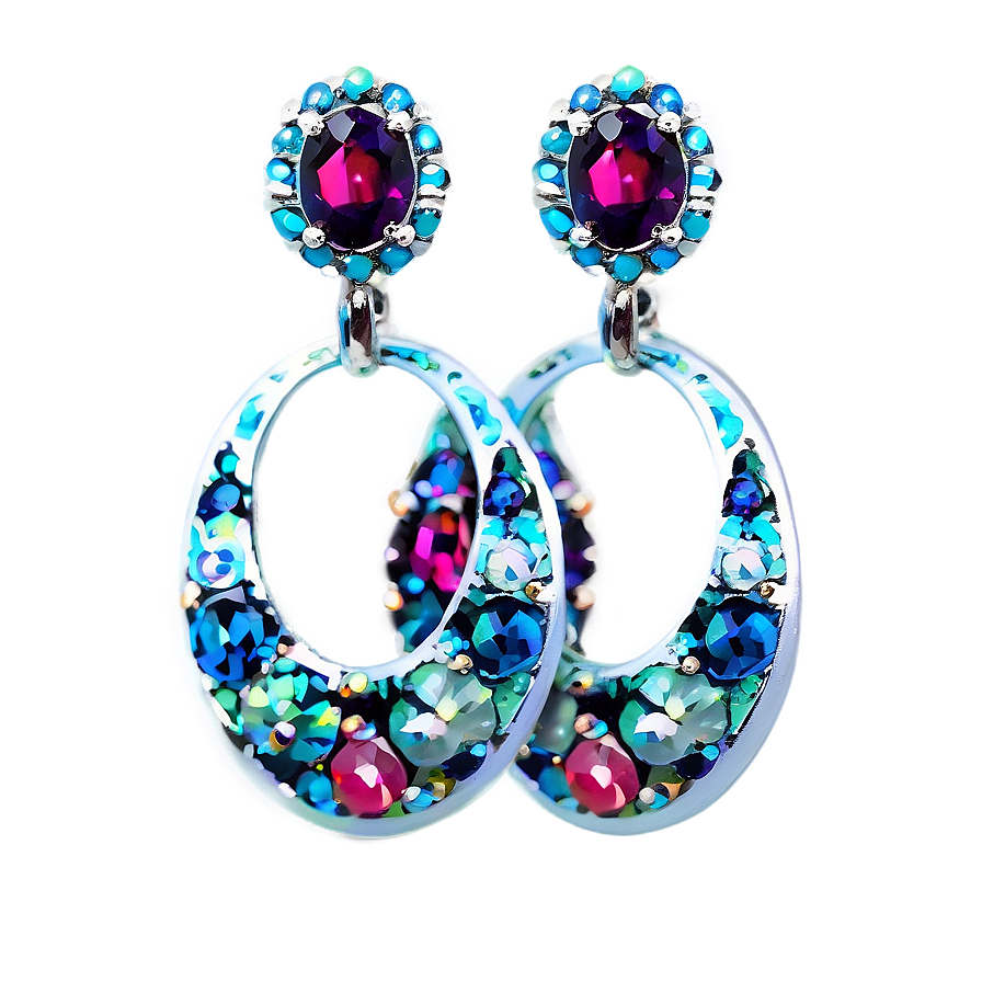 Vintage Clip-On Earring PNG 05252024 PNG image with a transparent background, free high-resolution download