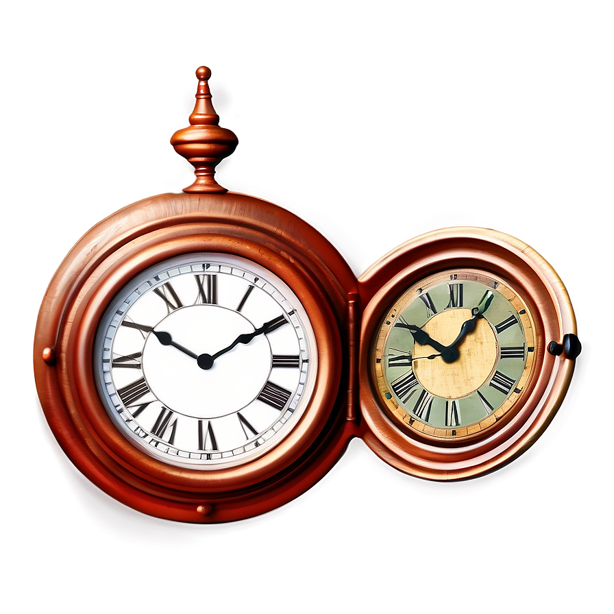 Vintage Clock Clipart Png Gte64