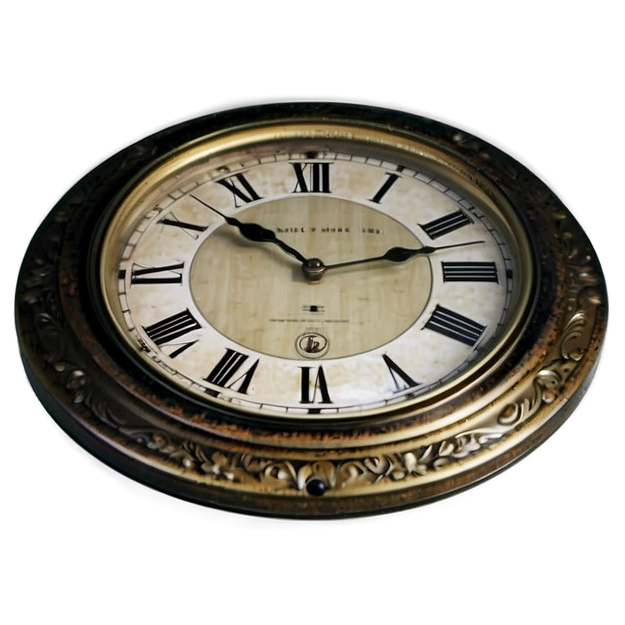 Vintage Clock Png Msw