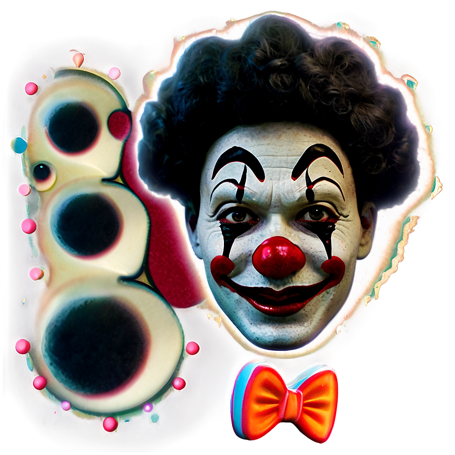 Vintage Clown Emoji Png 05252024