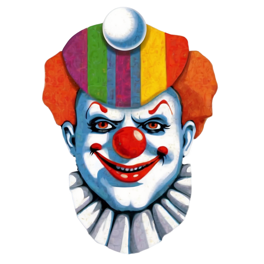 Vintage Clown Poster Png 05232024