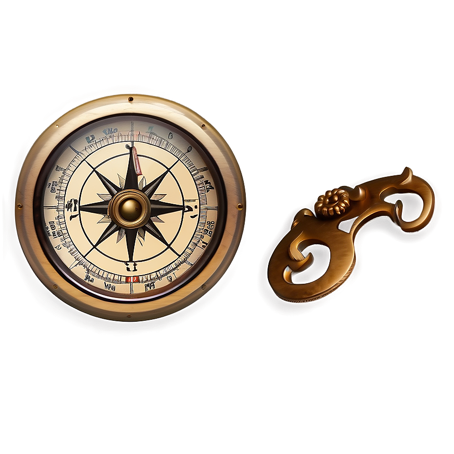 Vintage Compass Png 06112024