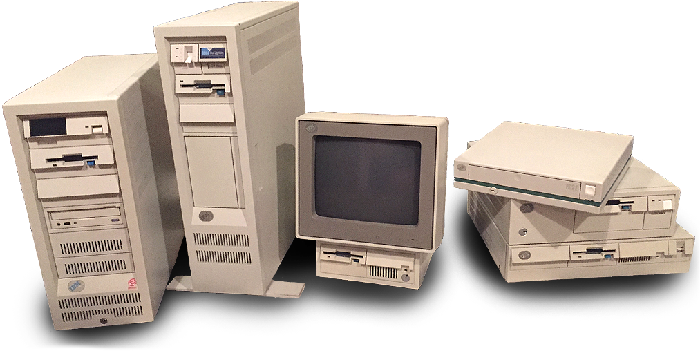 Personal System 2 Series Of Computers - Old Computer Beige Color, HD Png Download PNG image with a transparent background, free high-resolution download