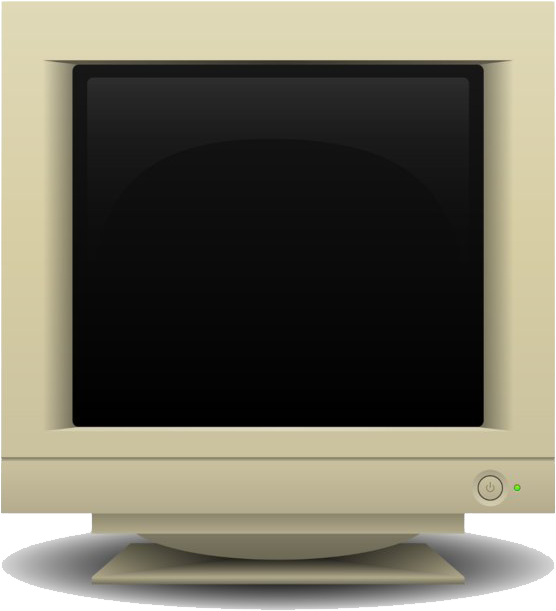 Pc Computer Screen Png Free Image - Transparent Old Computer Monitor, Png Download PNG image with a transparent background, free high-resolution download