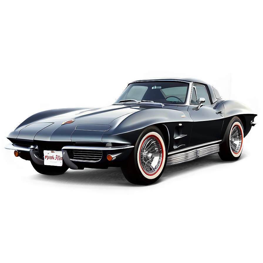 Vintage Corvette Png 06252024