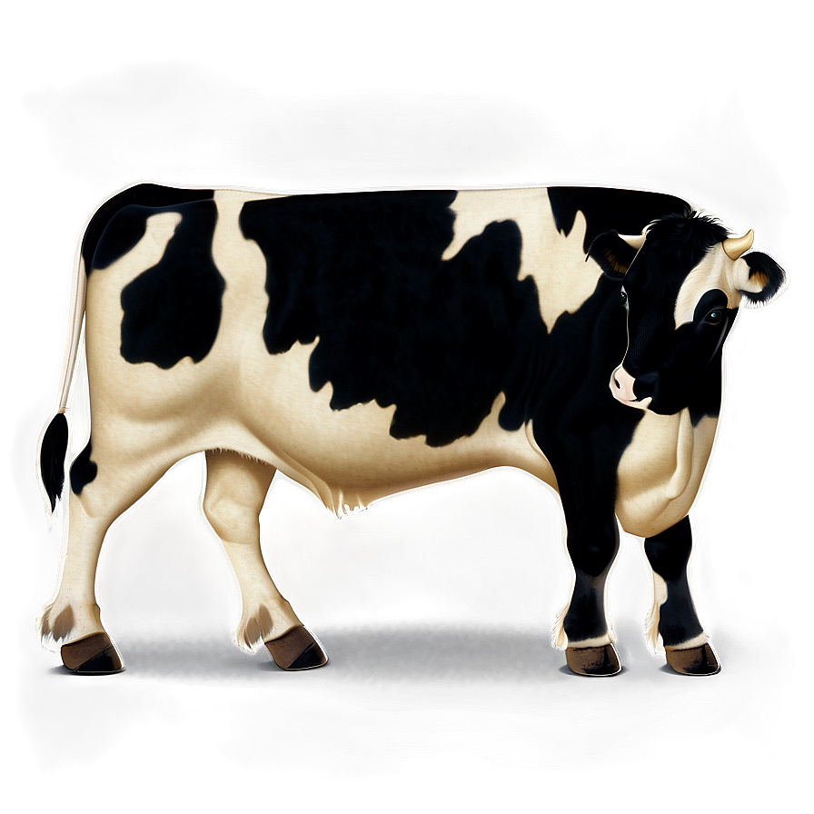 Vintage Cow Spots Print Png 54