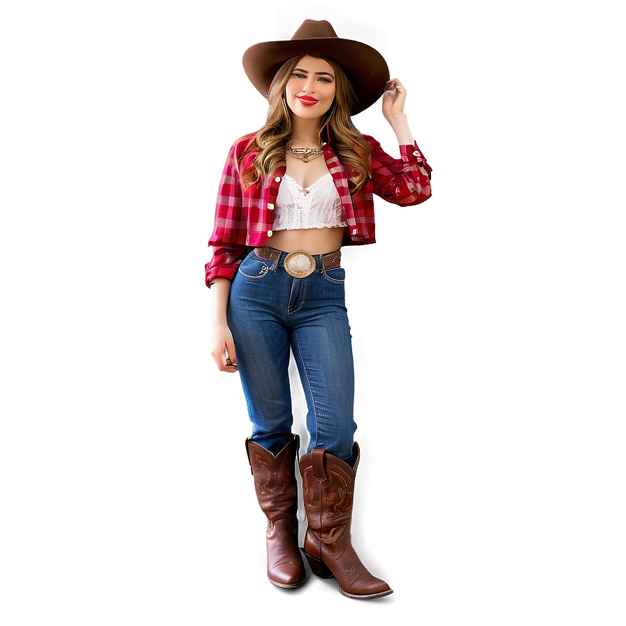 Vintage Cowgirl Outfit Png 87