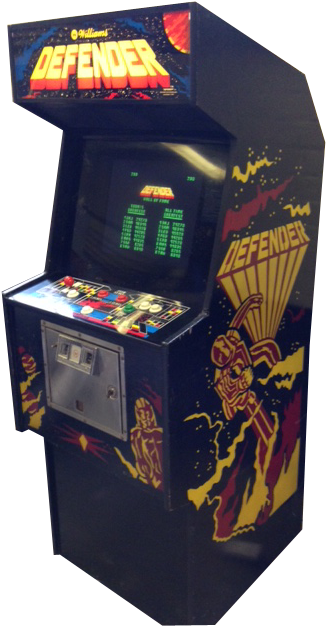 Vintage Defender Arcade Machine