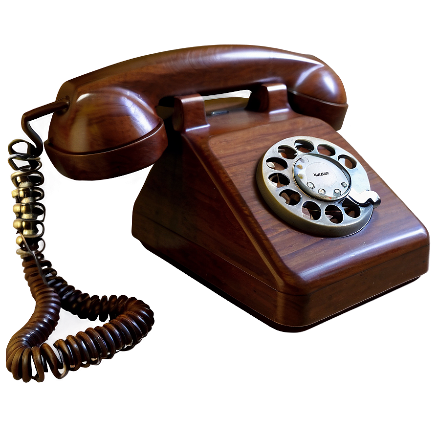 Vintage Desk Phone Png 18