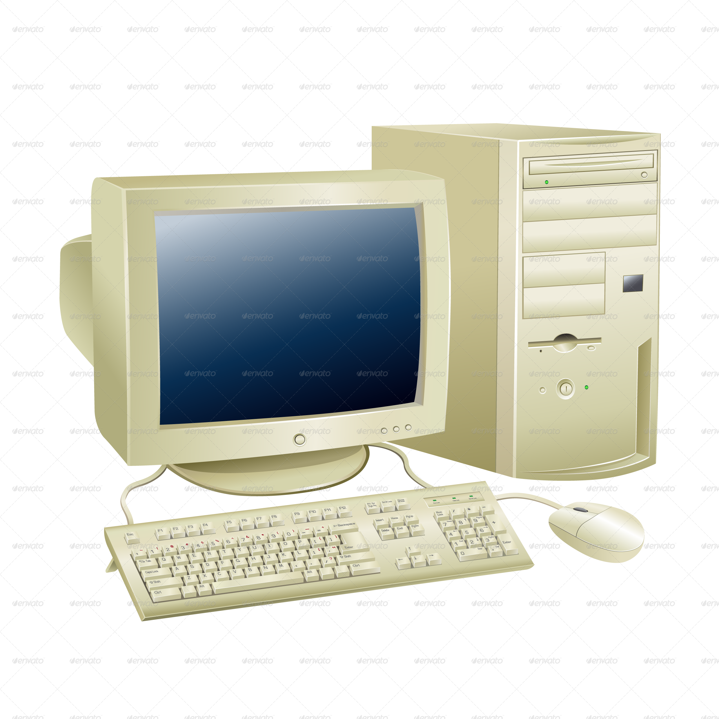 Transparent Background Old Computer, HD Png Download PNG image with a transparent background, free high-resolution download