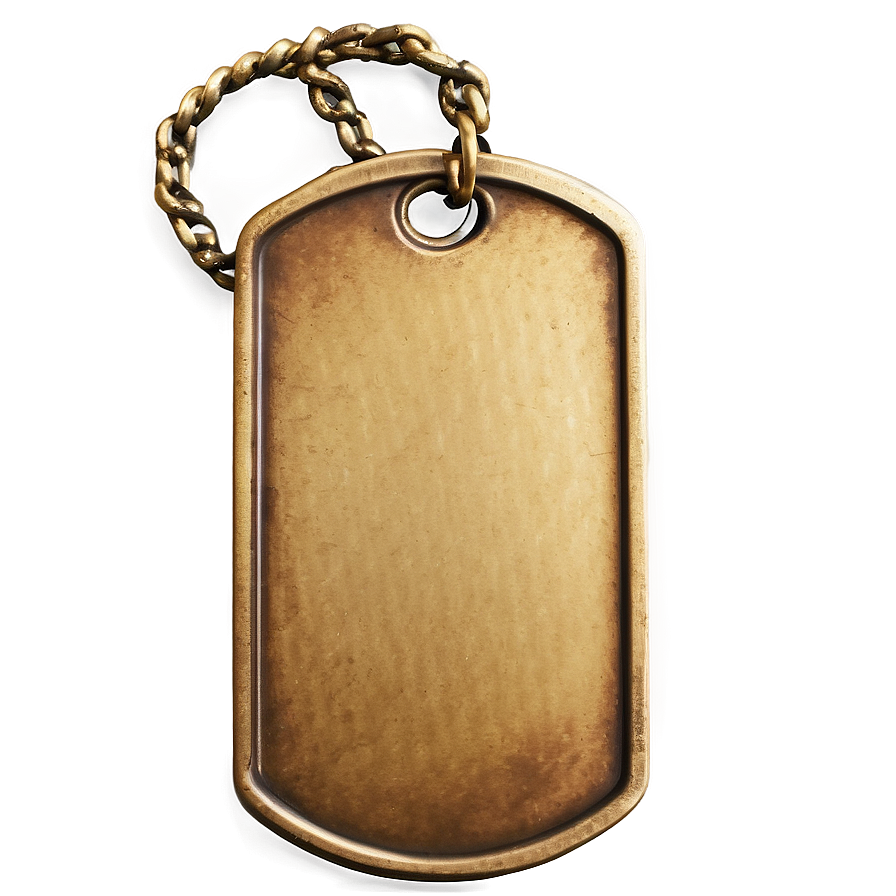 Vintage Dog Tag Picture Png Pri