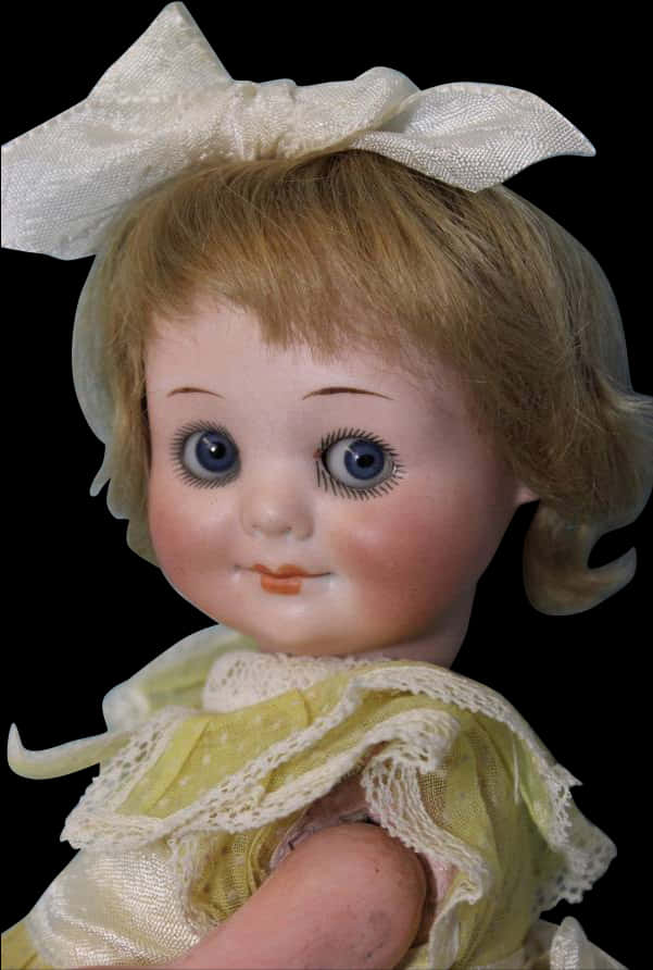 12' Antique Marseille 323 Googly Doll C1914 Character - Doll PNG image with a transparent background, free high-resolution download