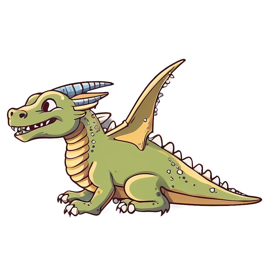 Vintage Dragon Sketch Png 37