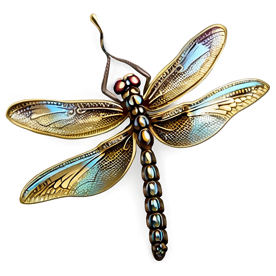 Vintage Dragonfly Png 05212024