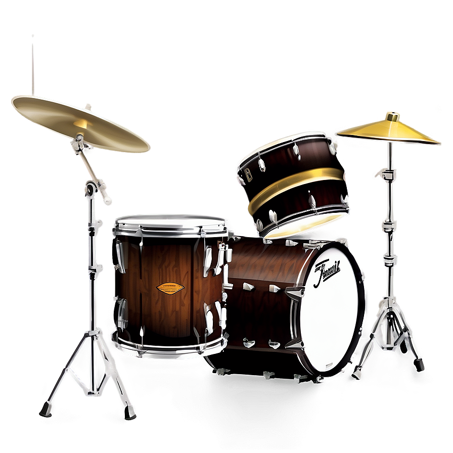 Vintage Drum Kit Png 1