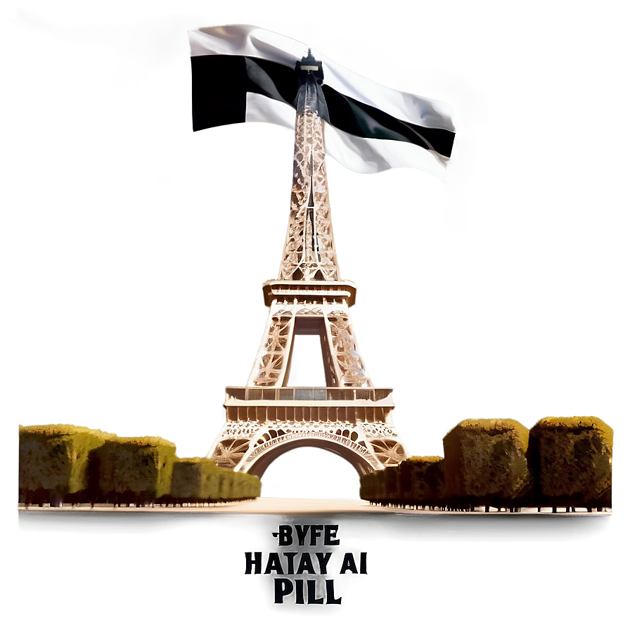 Vintage Eiffel Tower Illustration PNG 94 PNG with transparent background