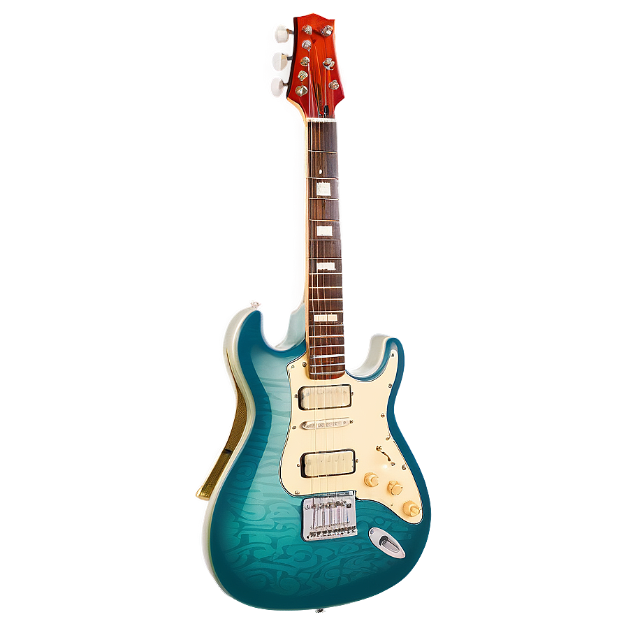 Vintage Electric Guitar PNG kth3 PNG with transparent background
