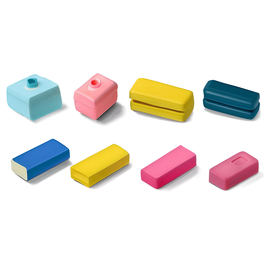 Vintage Eraser Collection Png Ygc89