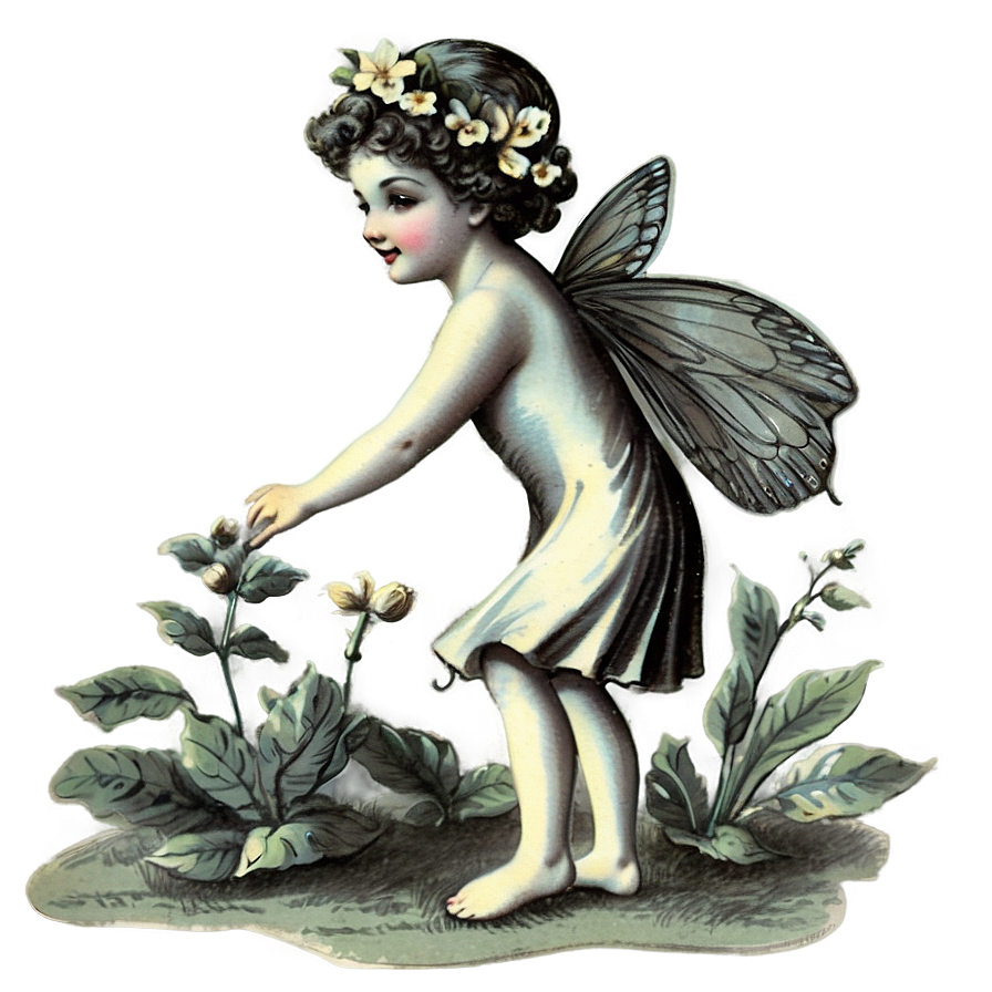 Vintage Fairy Illustration Png Jyy