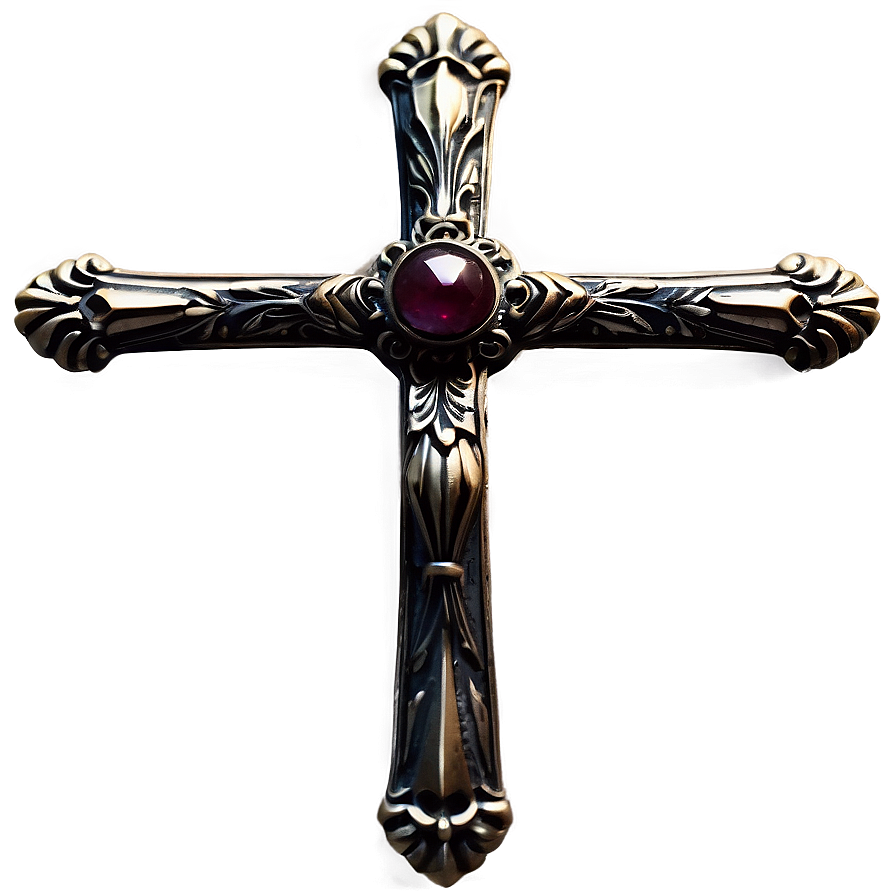 Vintage Fancy Cross Png Wxx86