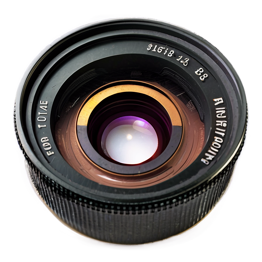 Vintage Film Camera Lens Png Lcr46