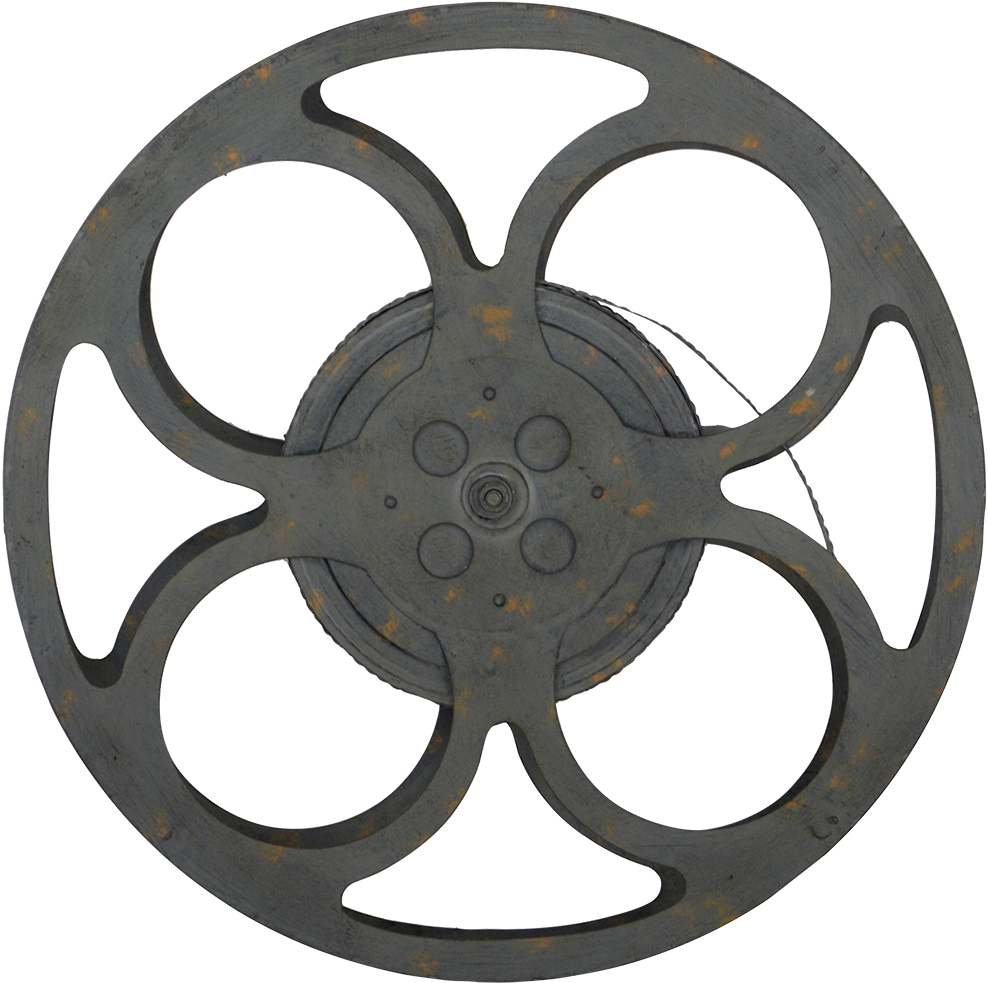 Vintage Film Reel PNG with transparent background