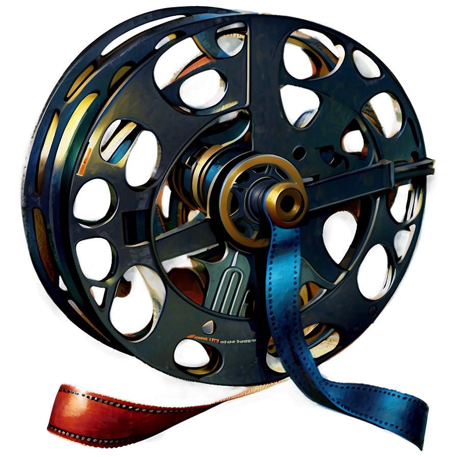 Vintage Film Reel PNG eua85 PNG with transparent background