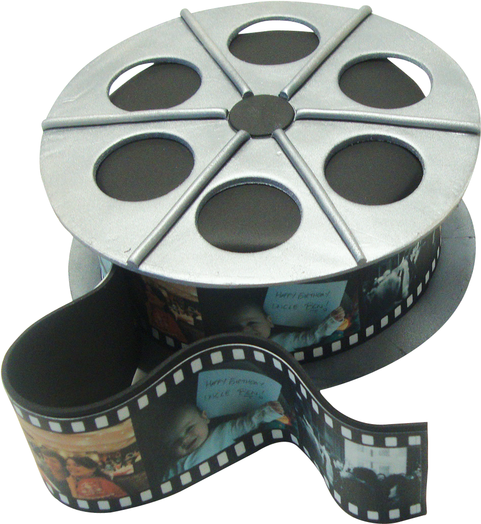 Vintage Film Reeland Filmstrip PNG with transparent background