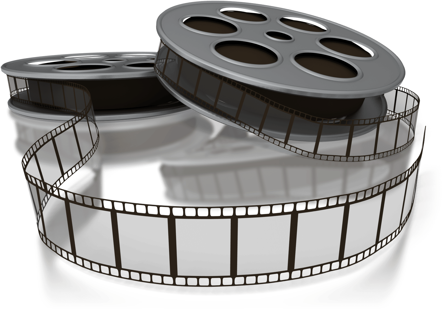 Vintage Film Reelsand Strips PNG with transparent background