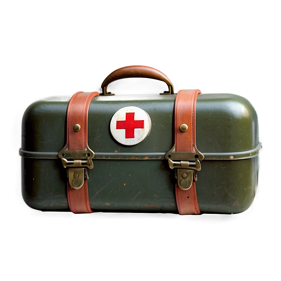 Vintage First Aid Kit Png Edm72