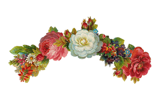 Vintage Floral Arrangement Artwork